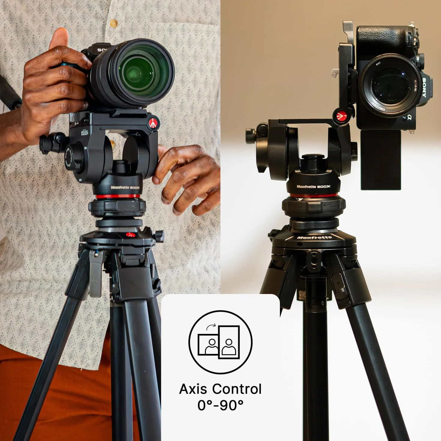 MANFROTTO Rotule Fluide 500X - MVH500XAH