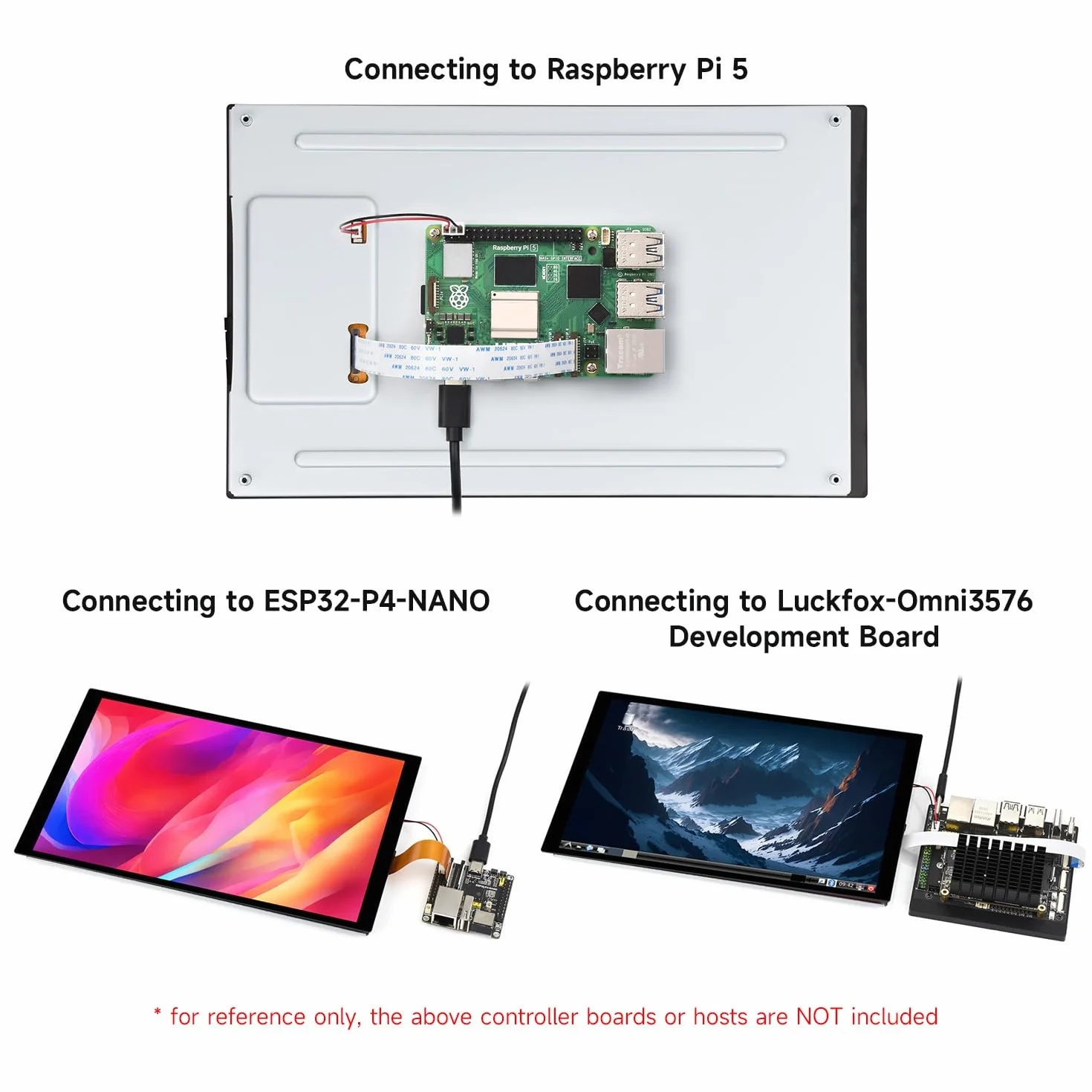 Waveshare 10.1inch DSI Capacitive Touch Display, 800x1280, IPS Panel, Optical Bonding Toughened Glass Panel, 10-Point Touch, for Raspberry Pi/RK3576/RK3506/ESP32-P4