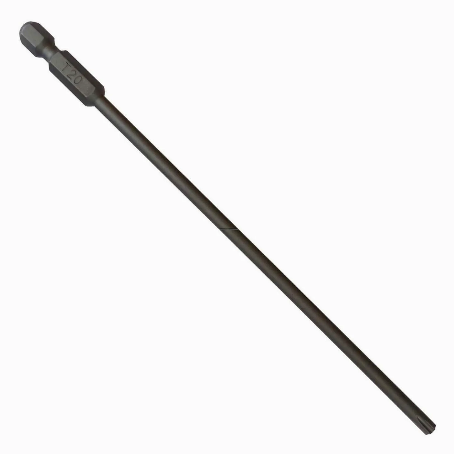 T20 x 15.2 cm wkrętak Torx/Star z uchwytem do szybkiej wymiany – długi zasięg do śrub i łączników T-20 (pojedynczy)