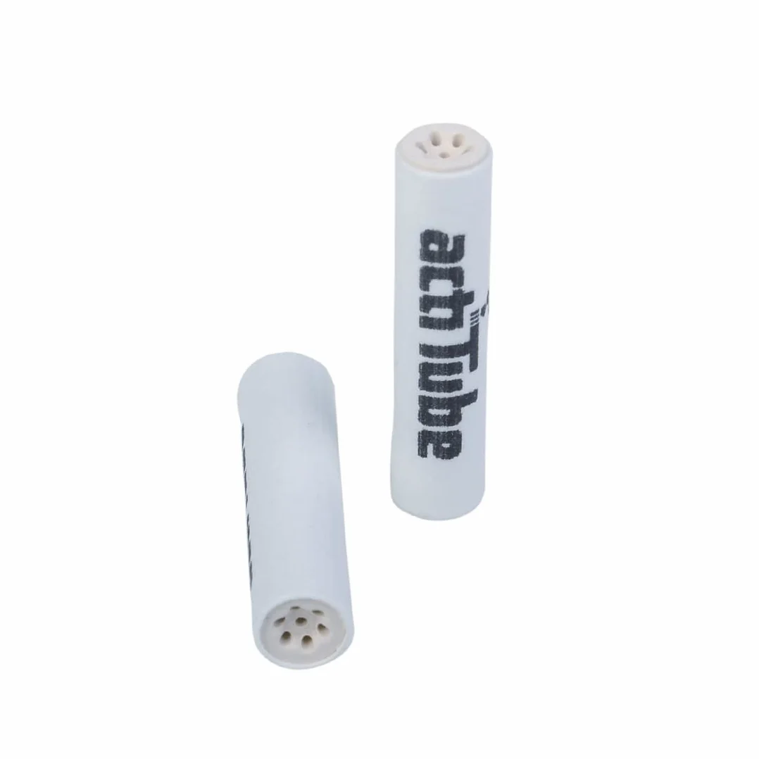 actiTube Filtr z węglem aktywnym, ekstra cienki, średnica 6 mm, 50 filtrów w opakowaniu, 1 wyświetlacz (500 filtrów)
