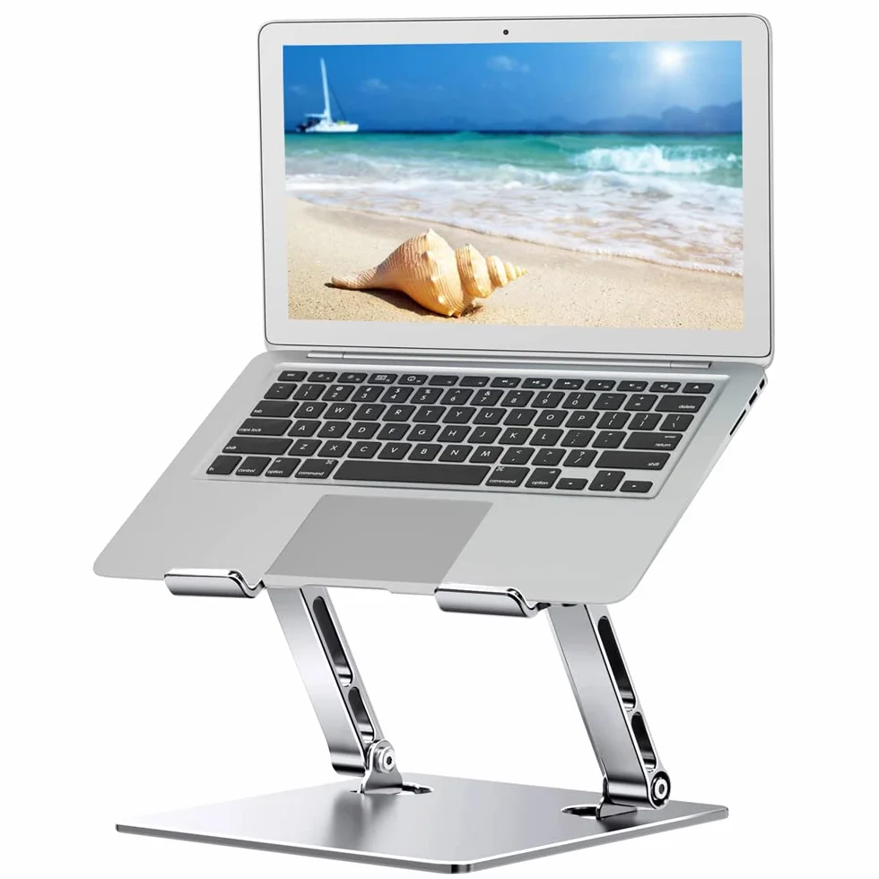Przenośny regulowany stojak na laptopa z otworem grzewczym na biurko, kompatybilny z notebookami i MacBookiem
