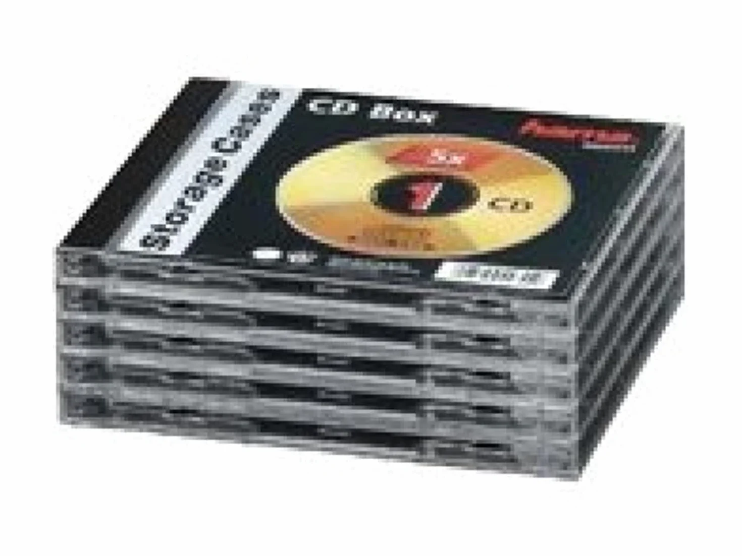 Hama Pudełko na płytę CD plastikowe (5 sztuk, PS, 12,5 x 14 x 1,04 cm, opakowanie, etui, przechowywanie płyt) przezroczyste/czarne
