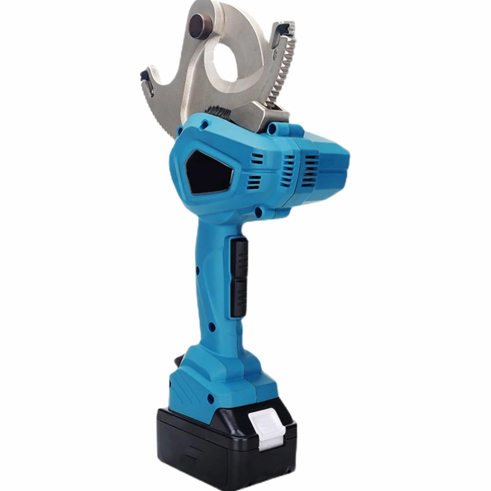 Nożyce do Kabli, Zestaw do Cięcia Kabli z Dwoma Akumulatorami 18 V 4 Ah, Zapadkowe Nożyce do Kabli, do Miedzi i Aluminium,65mm