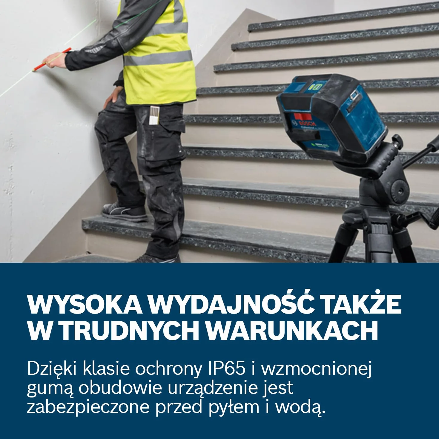 Bosch Professional Laser Liniowy GLL 20-22 G, Uchwyt LB 10, Zielona Wiązka Laserowa, Praca w Pomieszczeniach, Funkcja Dual Power Source, 2 Baterie 1,5 V LR6, Pokrowiec