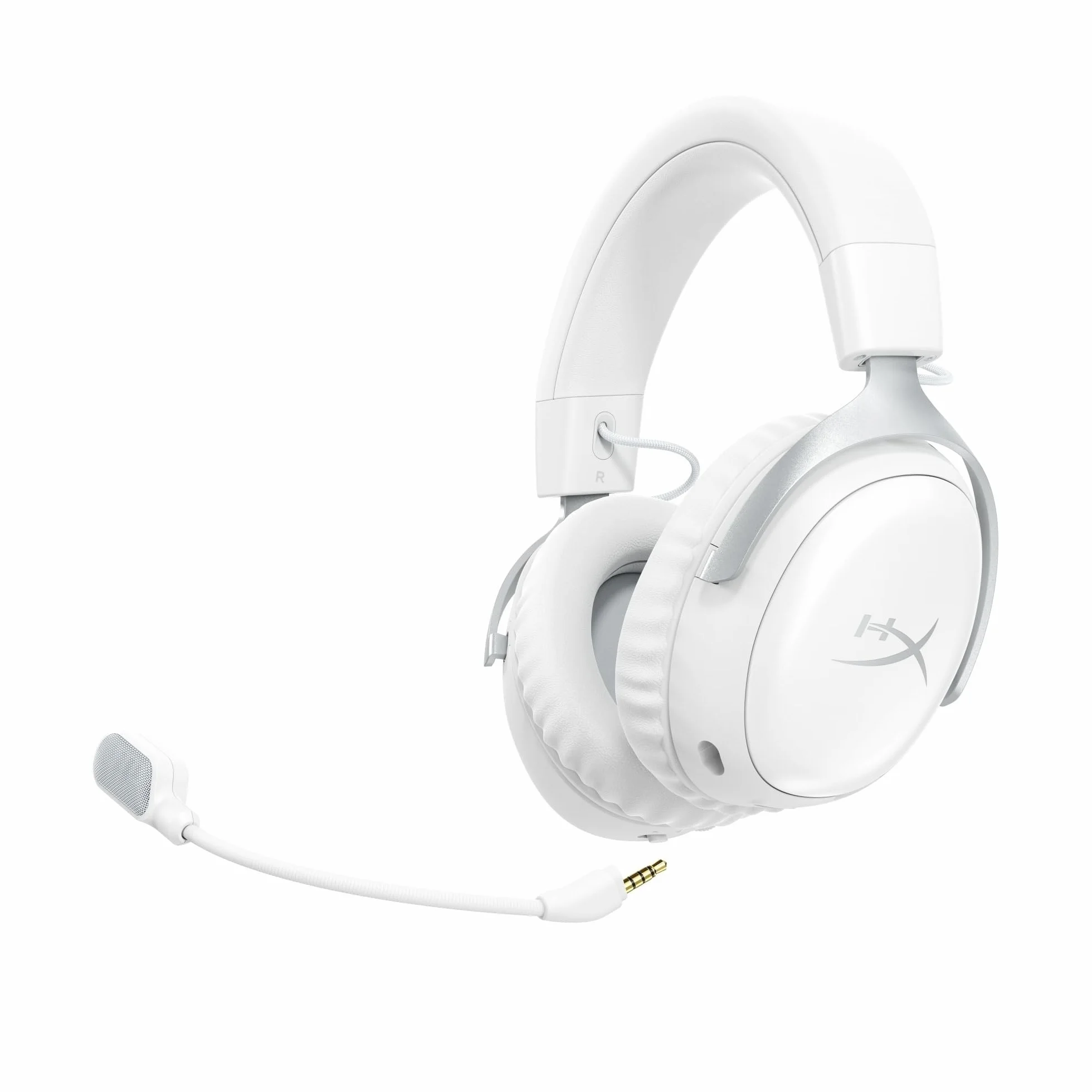 HyperX Cloud III S bezprzewodowe słuchawki do gier, Bluetooth, 2,4 GHz, PC, PS5, Xbox, sterowniki 53 mm, DTS, biały