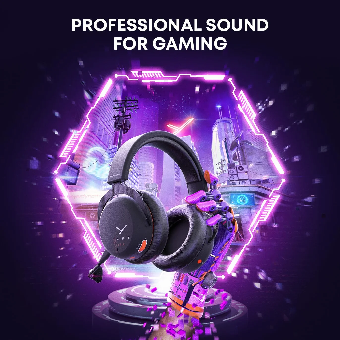 beyerdynamic MMX 200 bezprzewodowy zestaw słuchawkowy do gier z mikrofonem, szary