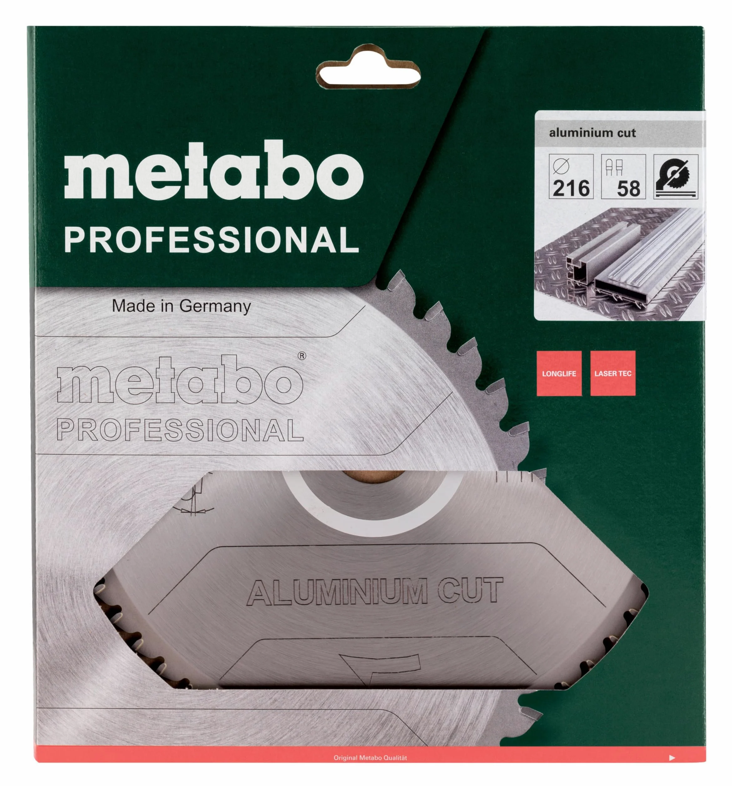 metabo GmbH 628443000 Aluminium CutProf 216x30 58FZ/TZ 5 stopni neg