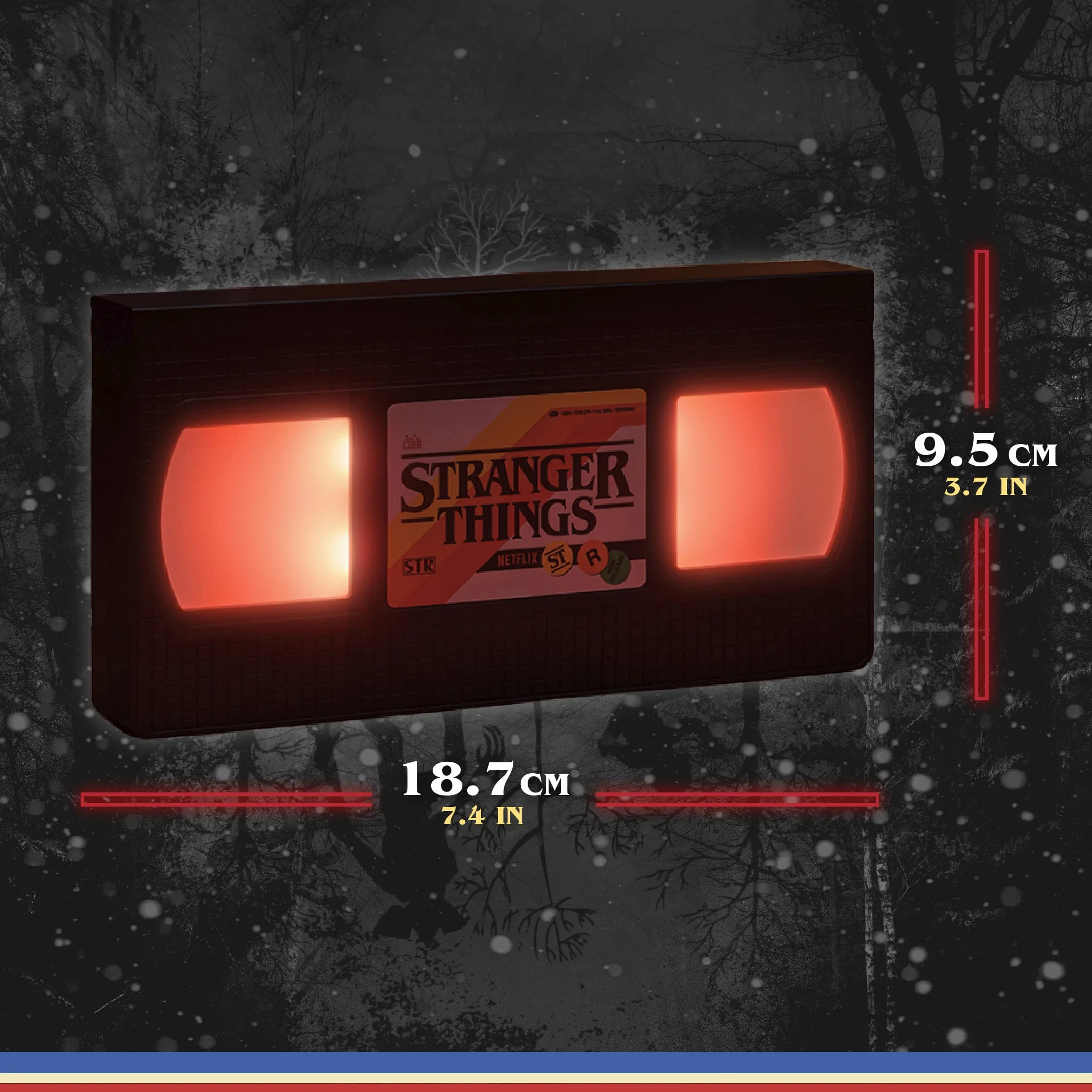 Paladone Stranger Things - VHS Logo - Lampa