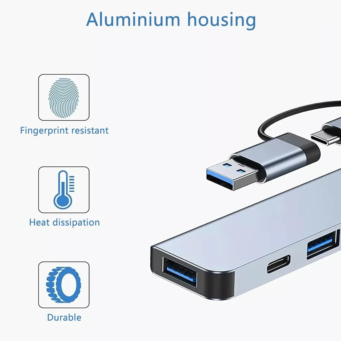 Stacja dokująca USB C 7w1 Multiport USB 3.0 MacBook M1 Air Pro Adapter