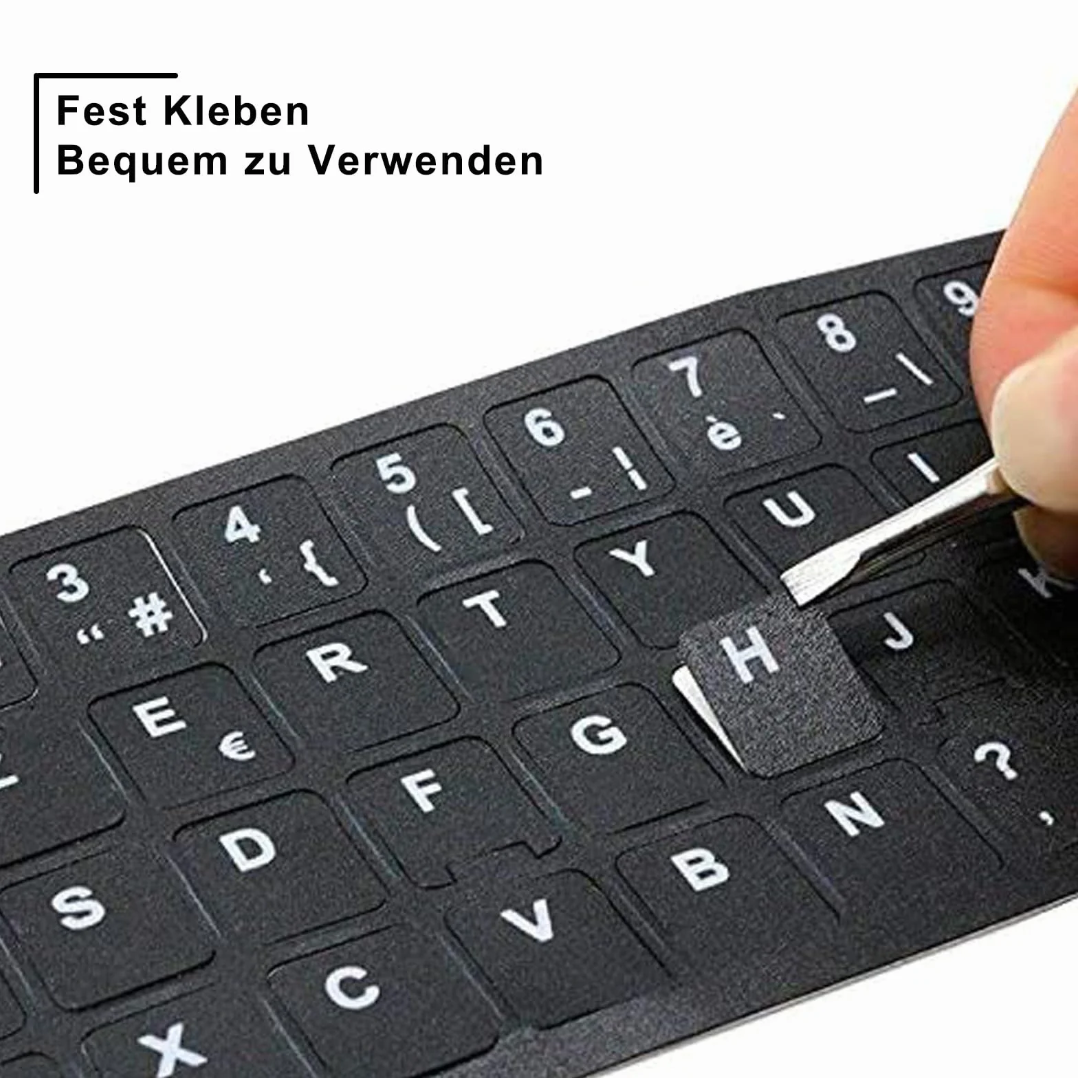 Naklejki na klawiaturę, 5 sztuk, arabskie, na klawiaturę standardową, laptopa, Apple 3 czarne, 2 białe