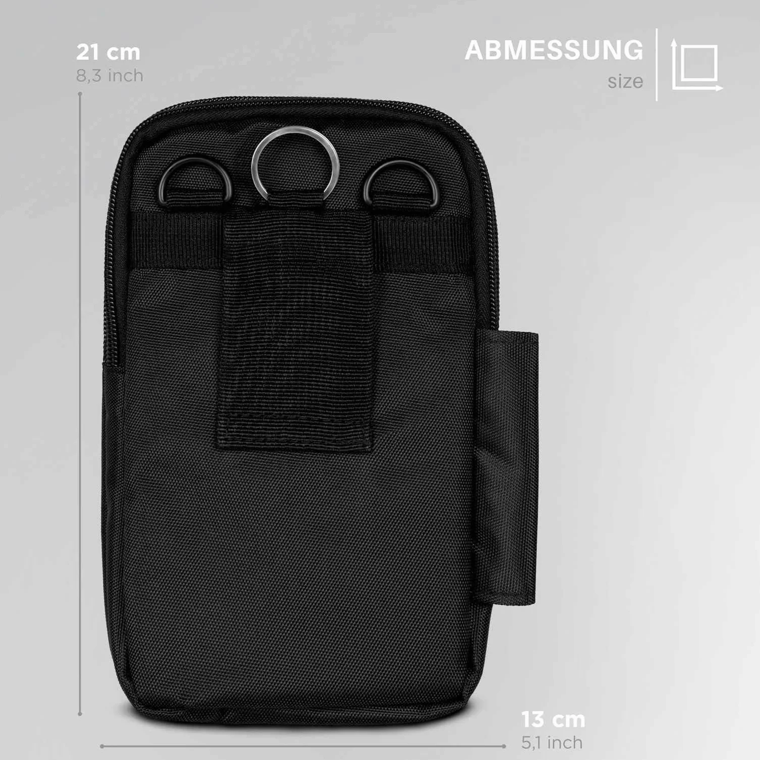 moex Dex Case do Samsung Galaxy S24 pokrowiec na telefon komórkowy do zawieszenia dla mężczyzn z paskiem na ramię, klipsem na pasek i karabińczykiem, wytrzymała torba na pasek na telefon komórkowy