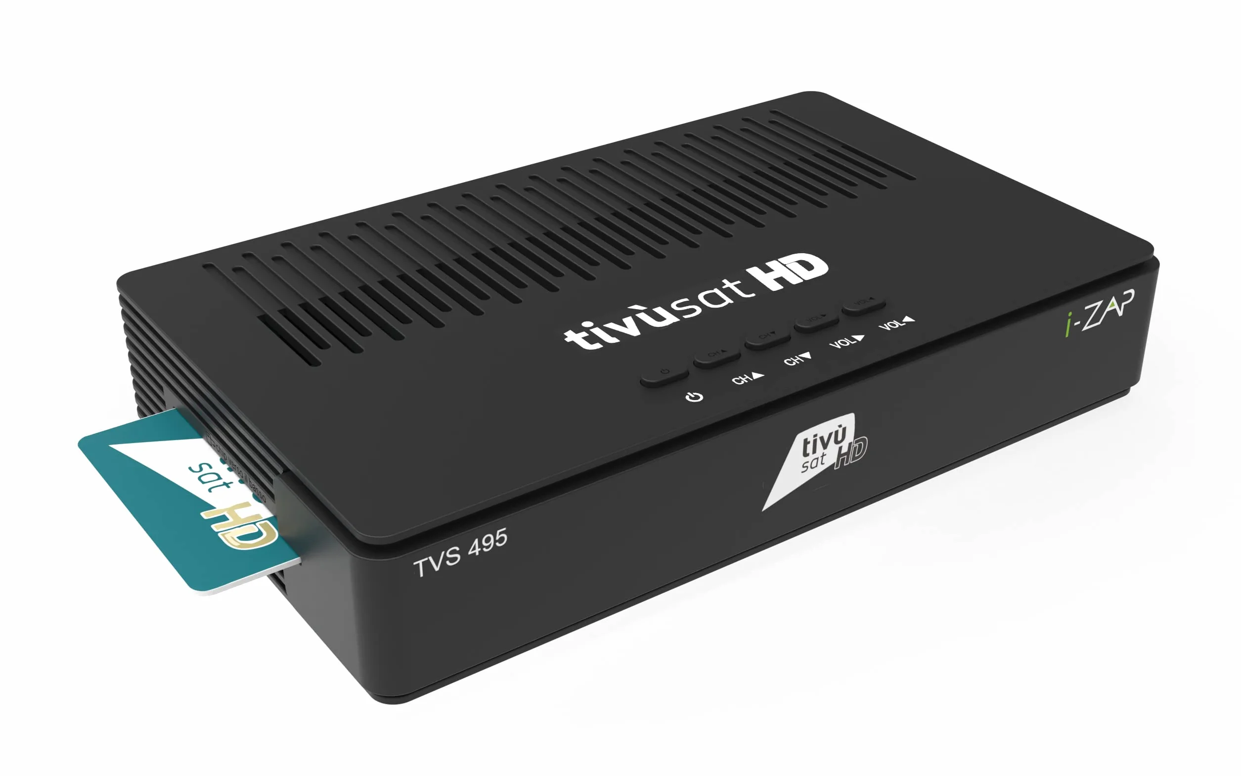 I-Zap Decoder TVS495 DVB-S2 HEVC 10 BIT HD/USB Tivùsat + Telec.2in1