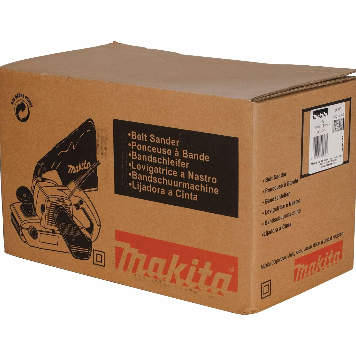 Makita 9403 szlifierka taśmowa 100 x 610 mm