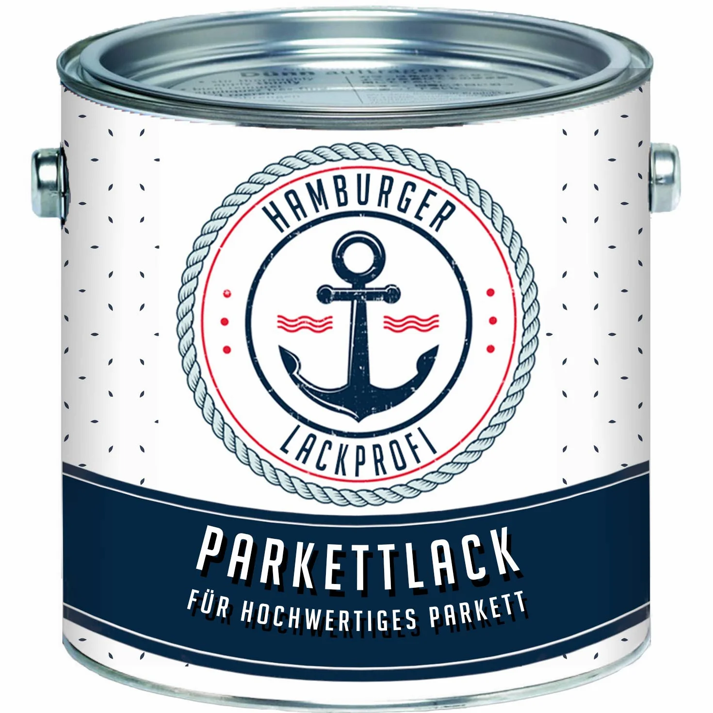 lakier do parkietu satynowy bezbarwny lakier parkietowy do schodów do drewna bezbarwny (2,5 L) Hamburger Lack-Profi