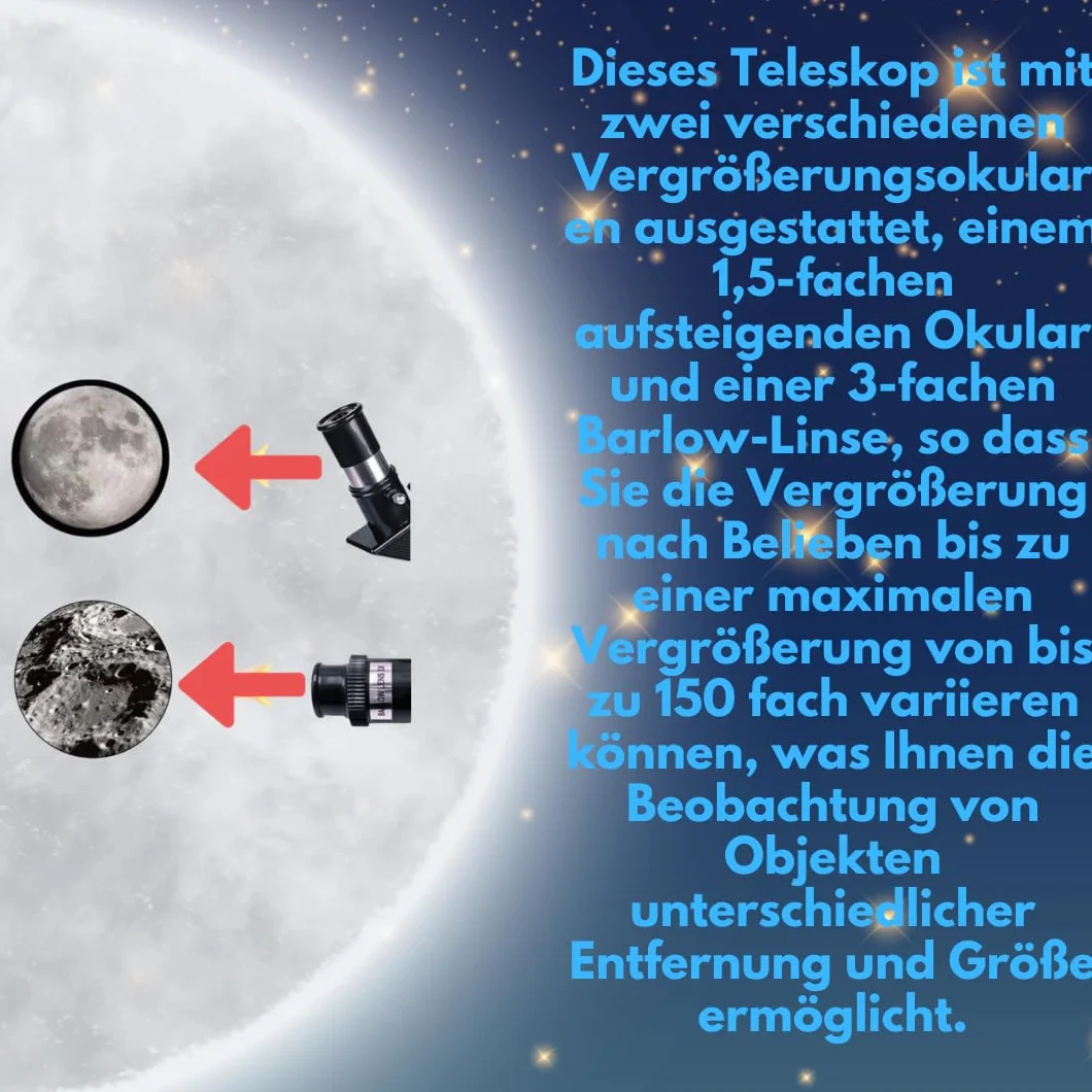 iLogic Teleskop astronomiczny F30070M 18-180x Barlow X3 refraktor