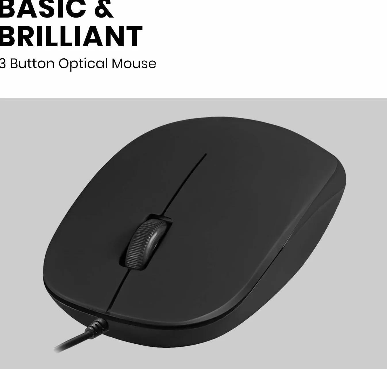 Perixx PERIMICE-201C Przewodowa mysz optyczna USB-C 3 przyciski 800 DPI Czarna