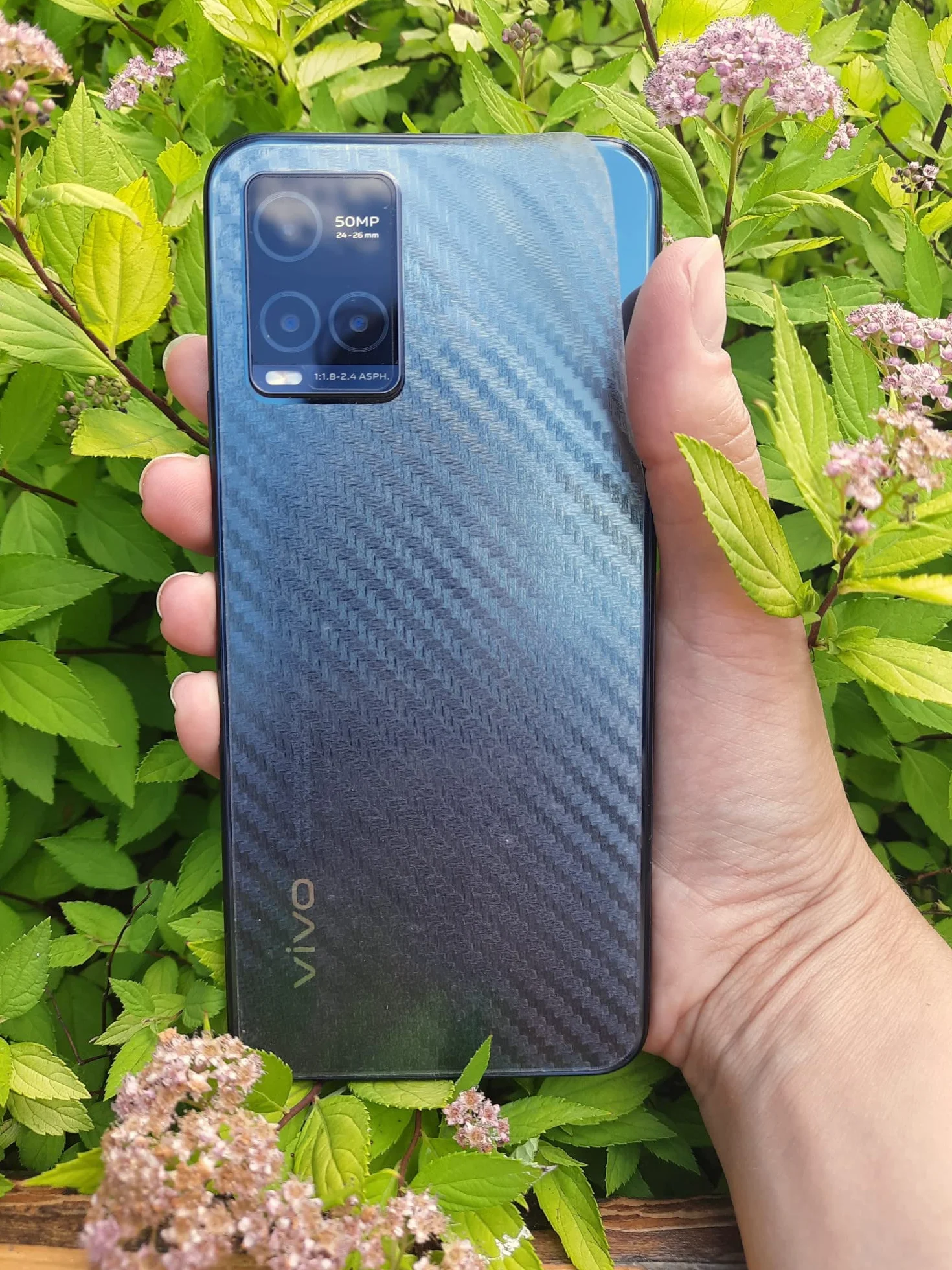 apgo Skrzynka strukturalna na Apple iPhone SE (2020) Carbon Przezroczysty