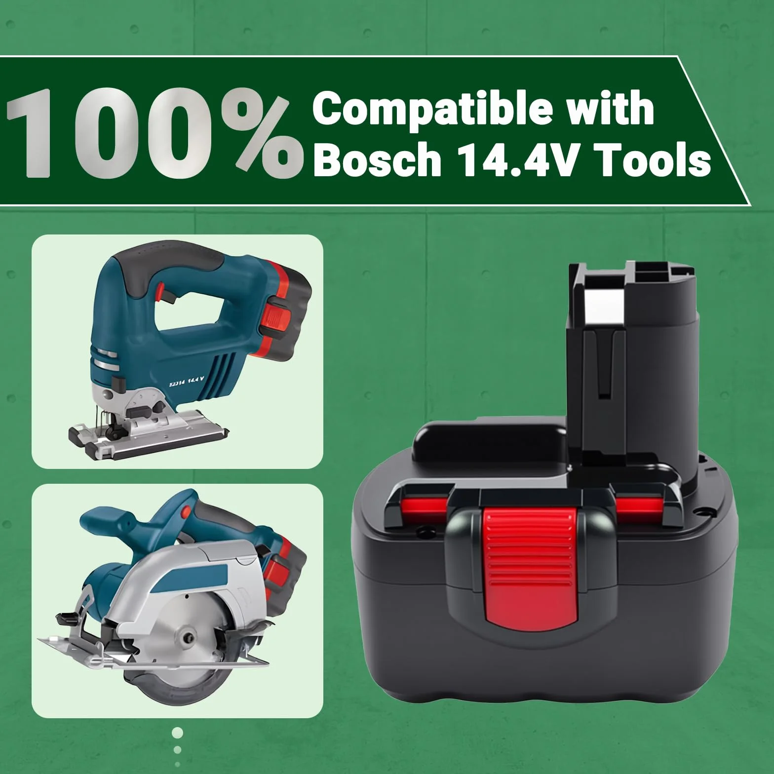 14,4 V 3000 mAh zamiennik akumulatora NI-MH do Bosch BAT038 BAT040 BAT041 BAT140 BAT159 13614 13614-2G 15614 1661 226142607335275 260733533 2607322235534 2607335711 2607335465 2607335685 2607335678