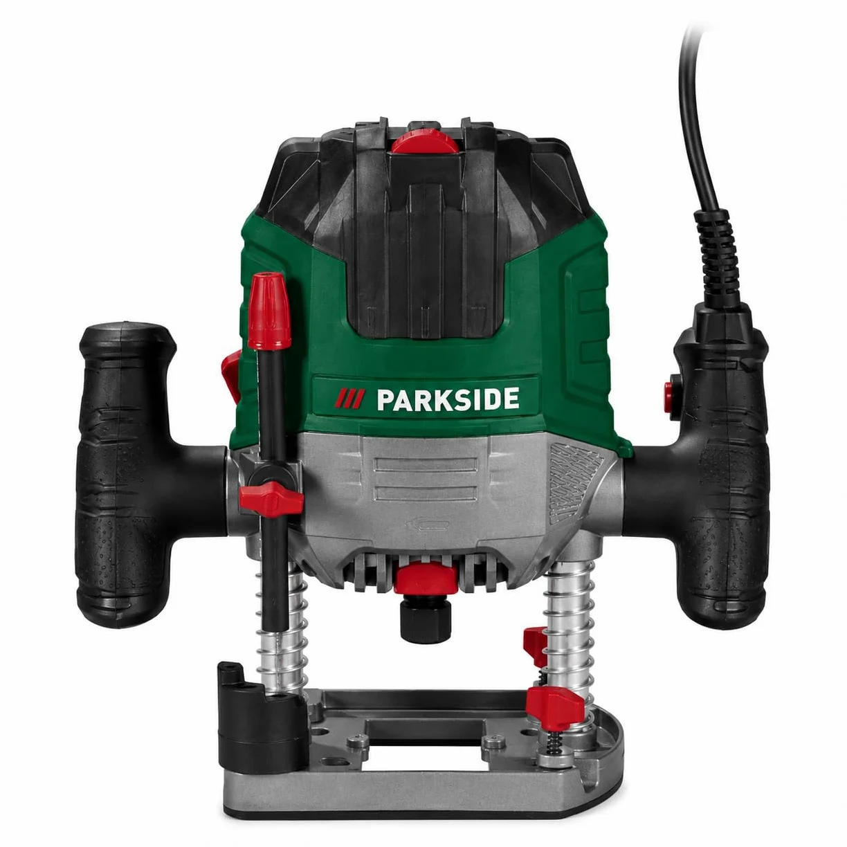 PARKSIDE® Zestaw frezarki górnowrzecionowej POF 1200 D3, z 6 bitami frezującymi, 1200 W, frezarka elektryczna (230 V), strug