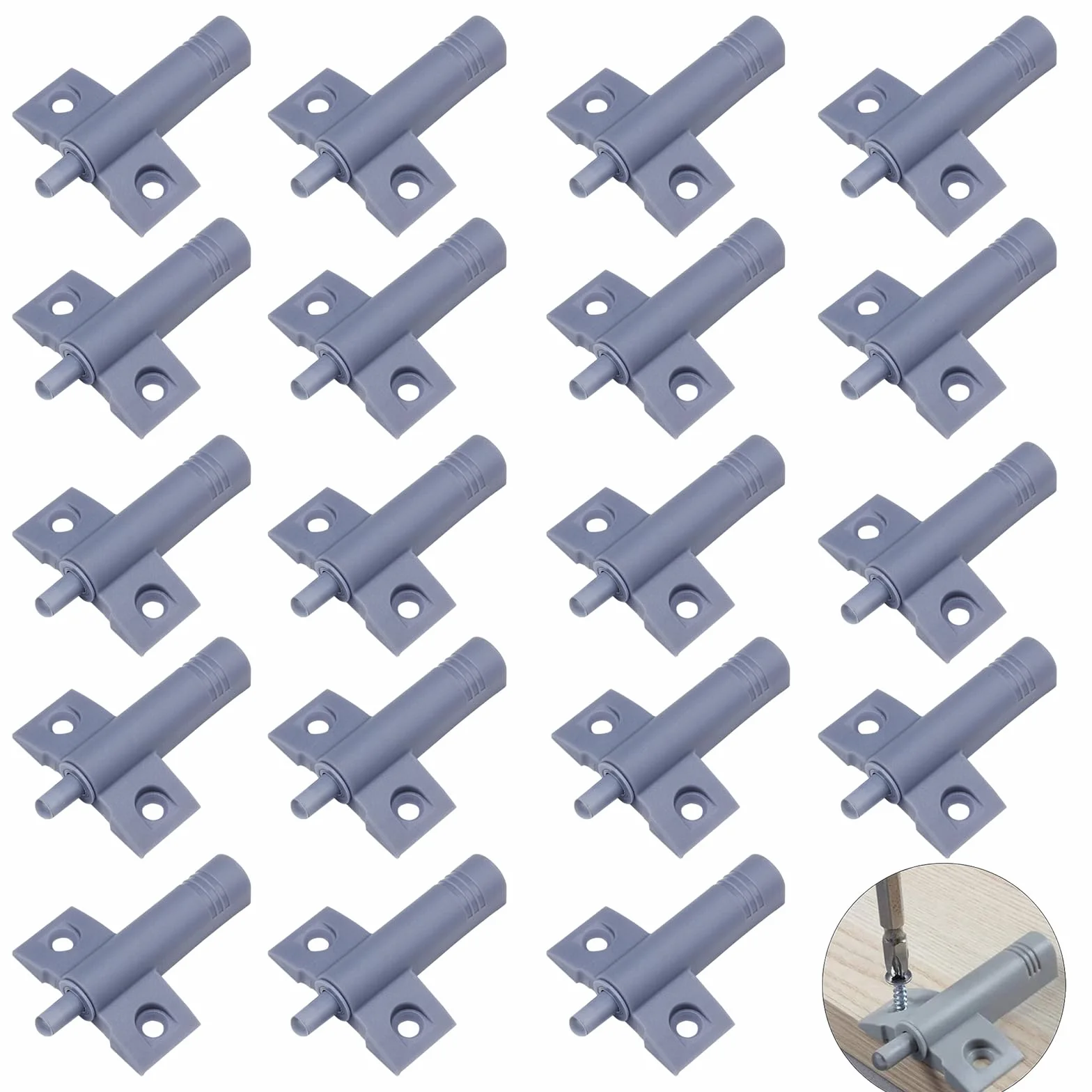 Furniture Damper, 20 sztuk zestaw parowników do drzwi, amortyzatory Softclose