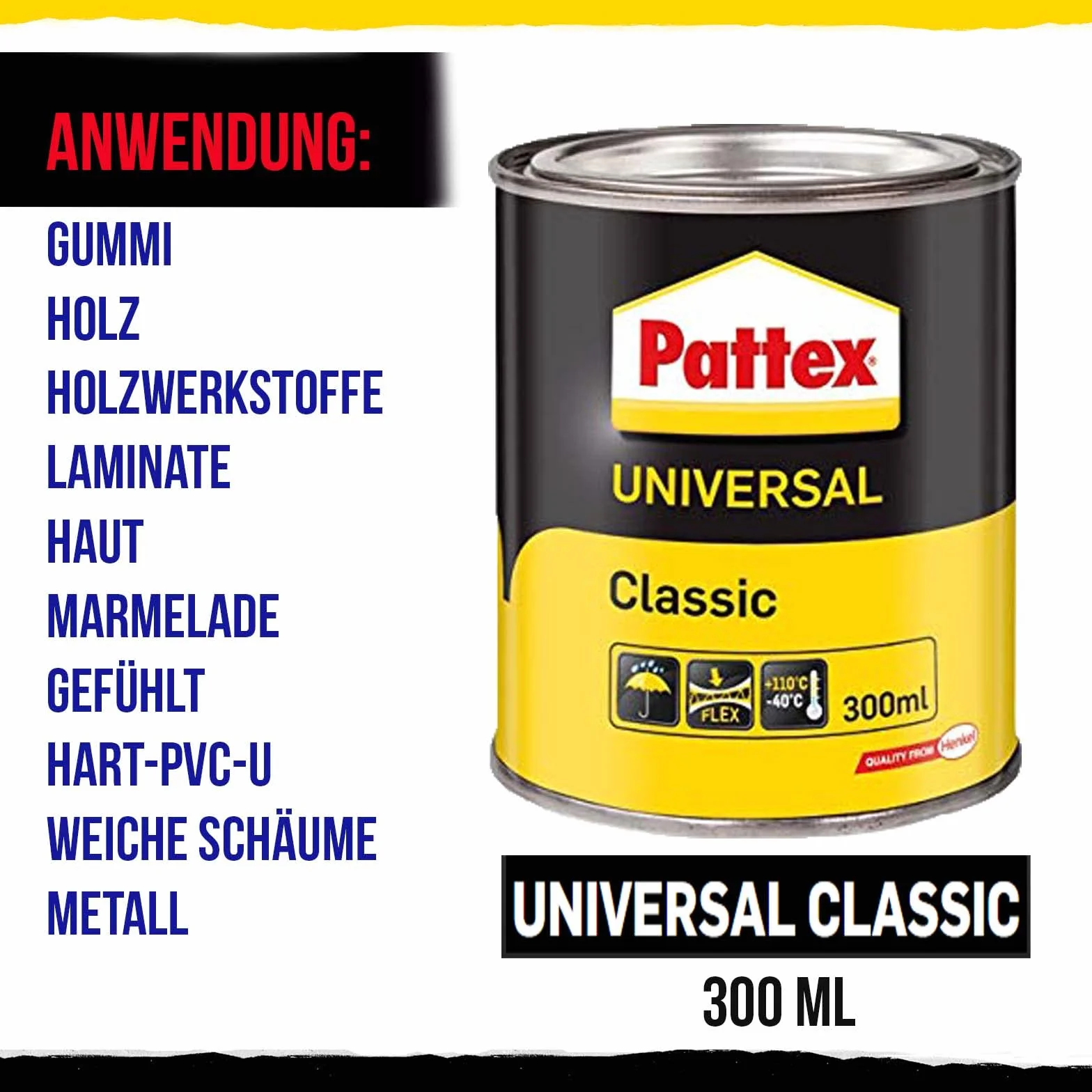 Pattex Uniwersalny klasyczny klej do kontaktów 300 ml