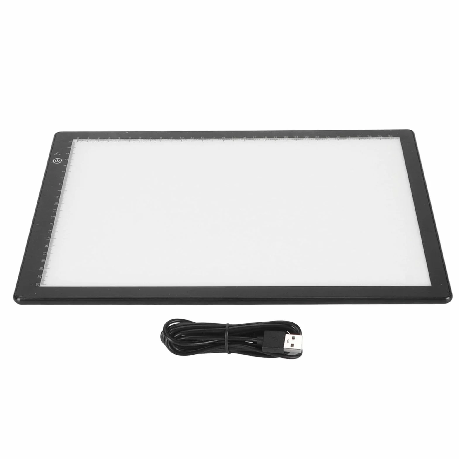 Slide Viewer Lightbox do Skanowania Slajdów i Negatywów, Ultracienki Skaner Optyczny z 3 Poziomami Jasności, Zasilany USB, Czarny
