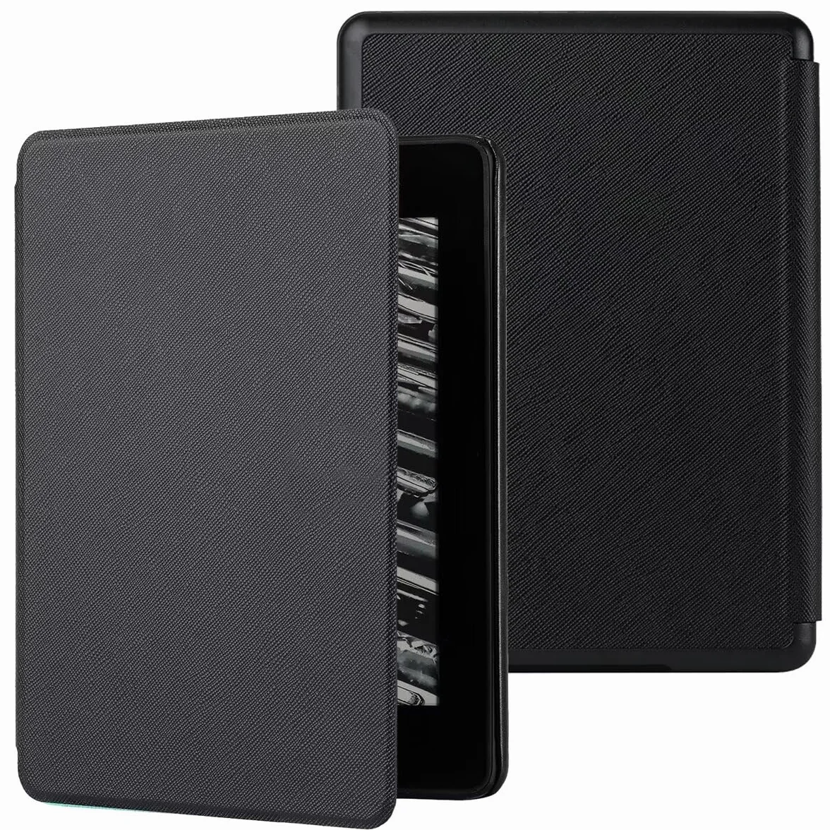 MOKASE Etui do Kindle Paperwhite 10. Generacji 2018 PQ94WIF, Ultra Cienki Syntetycznej Skóry Pokrowiec z Auto Budzeniem/Uśpieniem, Czarny