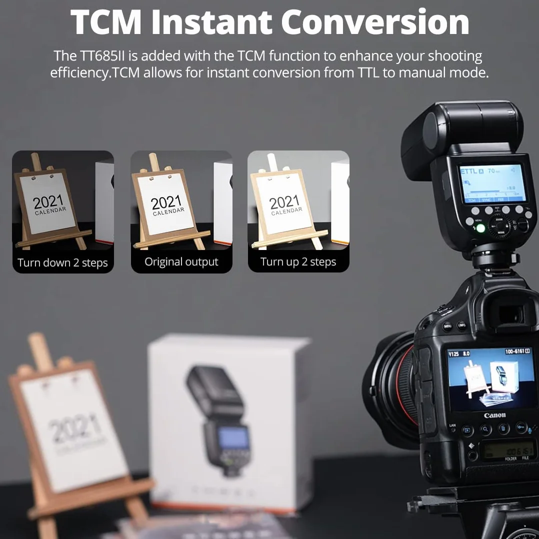 Godox TT685IIS 1/8000s HSS GN Speedlite Flash TTL TCM wydajna funkcja konwersji Wbudowany odbiornik systemu Godox 2,4G X (TT685IIS dla Sony)