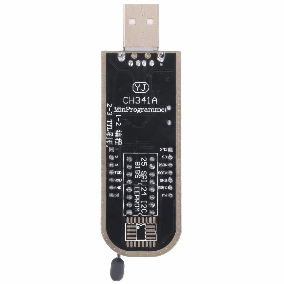 WINGONEER? EEPROM Routing USB Programator CH341A Pisarz LCD Flash do 25 SPI Series 24