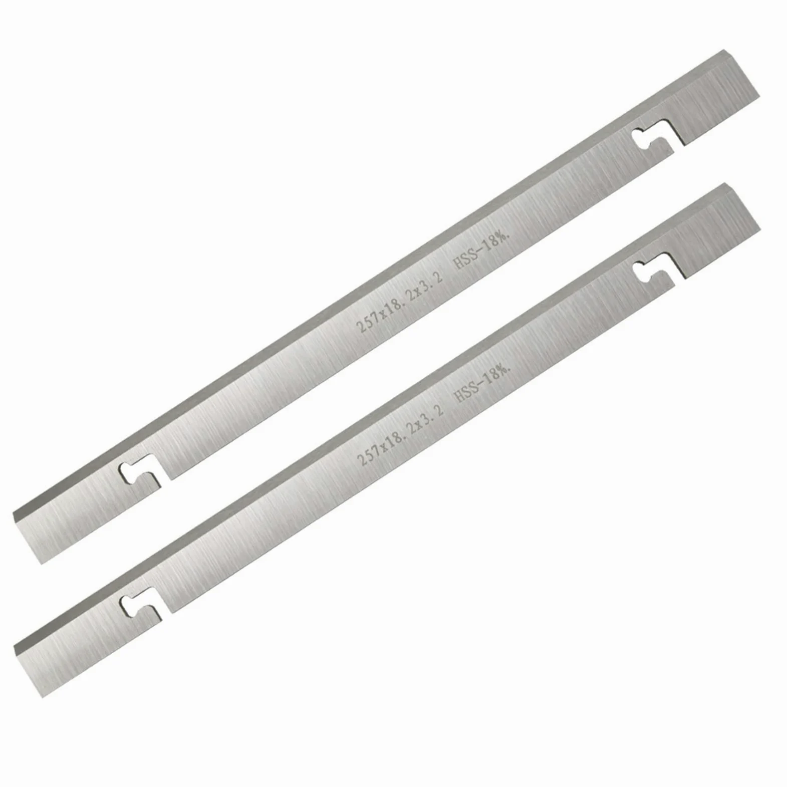 Ostrza strugarki Ostrza do strugarki, 1 para 257 mm ostrze drewna HSS x 18,2 3, Grubościówka Fox F22-561 MacAllister COD1500PT Axminster CC10T