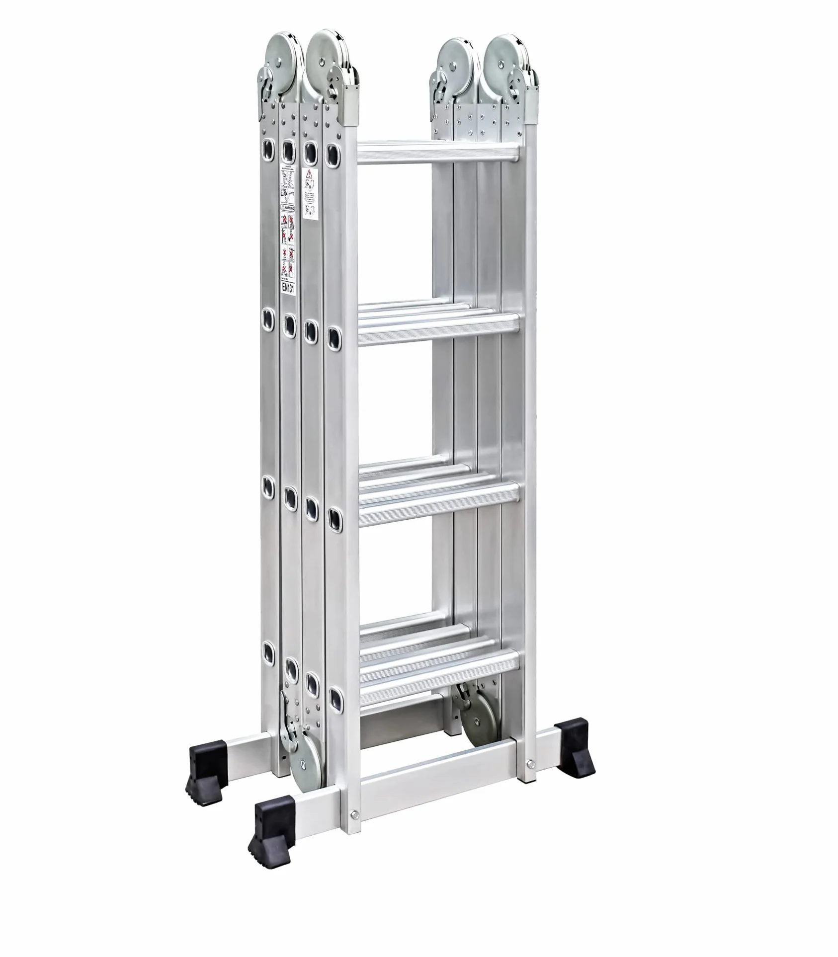 TREPPE Składana drabina przegubowa Wielofunkcyjna Aluminium 4x4 Schody 4,70m