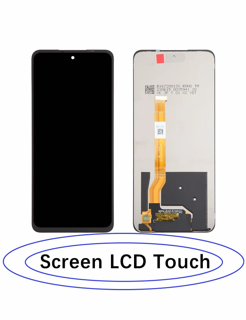 Wyświetlacz LCD do Realme 12x 5G ekran dotykowy digitizer zestaw naprawczy