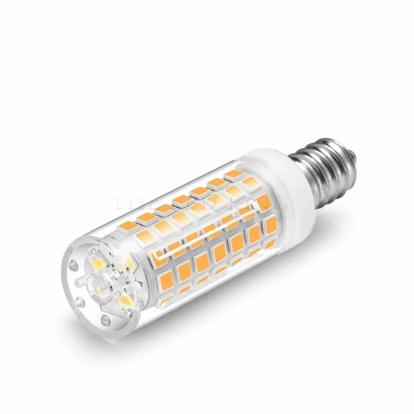 eufeifeiegds 1 szt. Żarówka LED E14 7W zamiennik żarówki kukurydzianej do okapu kuchennego, komina, lodówki i kuchenki(4pcs,Cold White,9W 75LEDs)