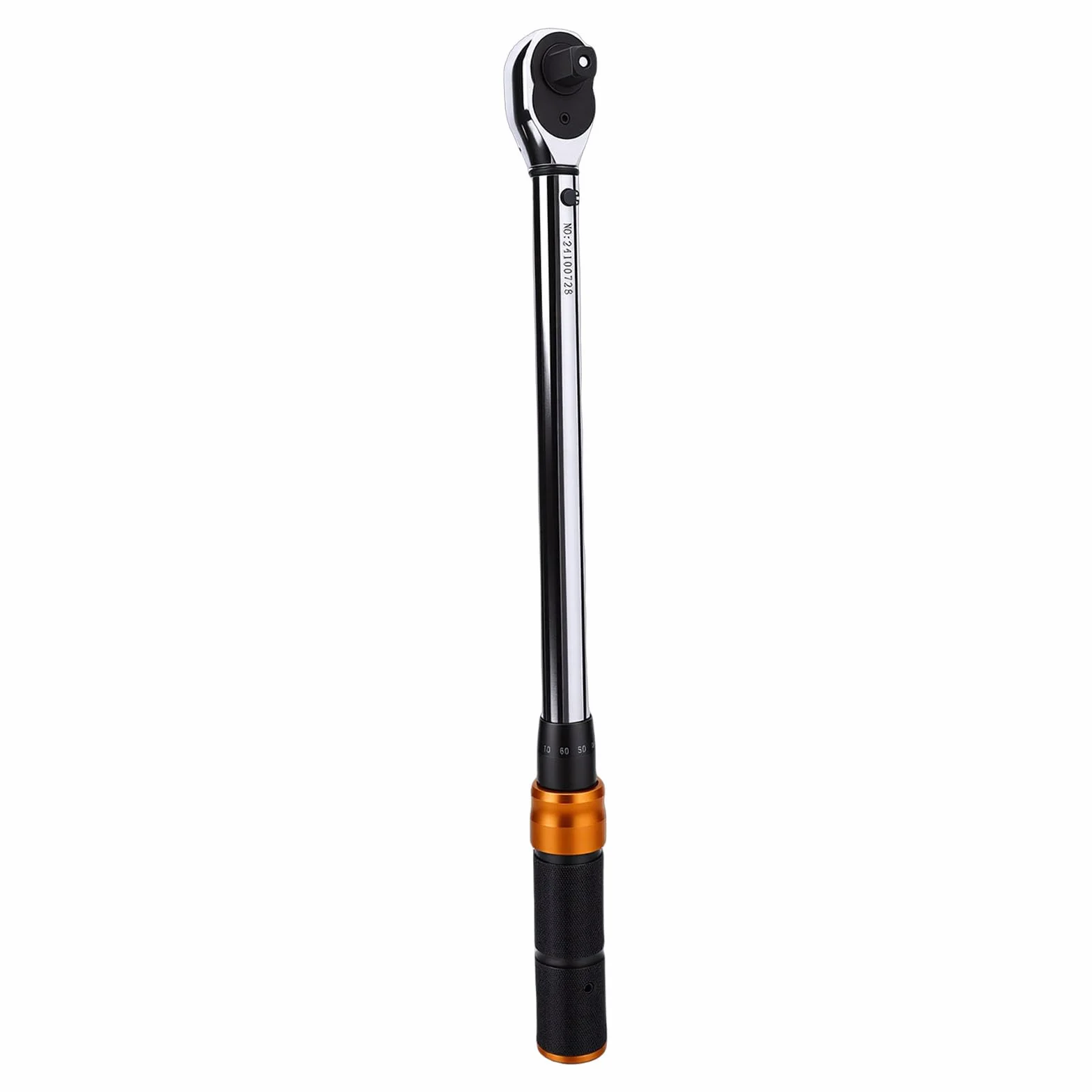 AUNMAS Klucz Skrętny Click, Regulowany Klucz Dynamometryczny z grzechotką ze Stali CRV 1 2-calowy Napęd 20 210 Nm 72 Zęby Dwukierunkowe do Mechaniki Montażu Samochodów