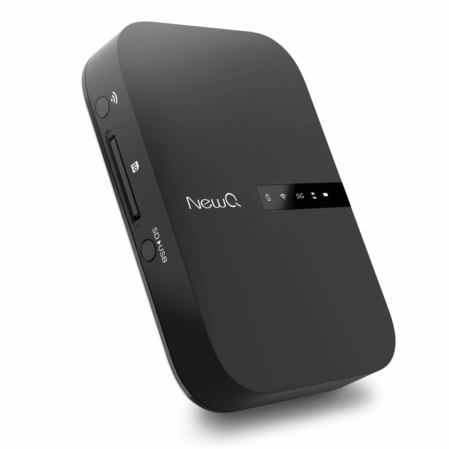 NEWQ Filehub AC750 przenośny dysk twardy czytnik SD bezprzewodowy dostęp do zewnętrznego dysku USB