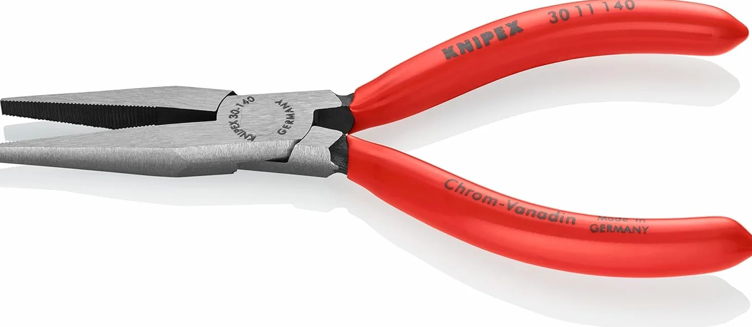 KNIPEX Szczypce płaskie wydłużone z tworzywa sztucznego, powlekane 140 mm, 30 11 140