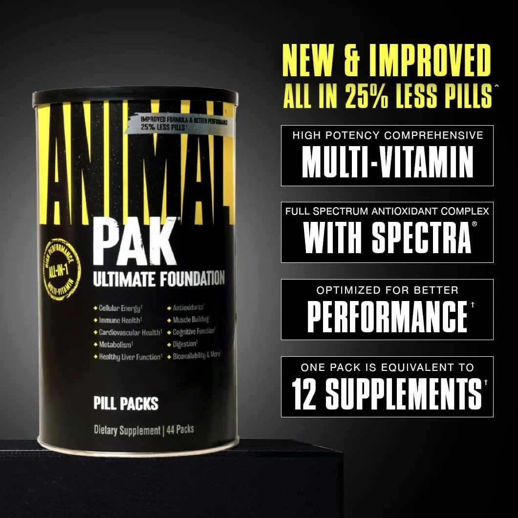 Universal Nutrition Animal Pak Standard Supplement, 30-Units