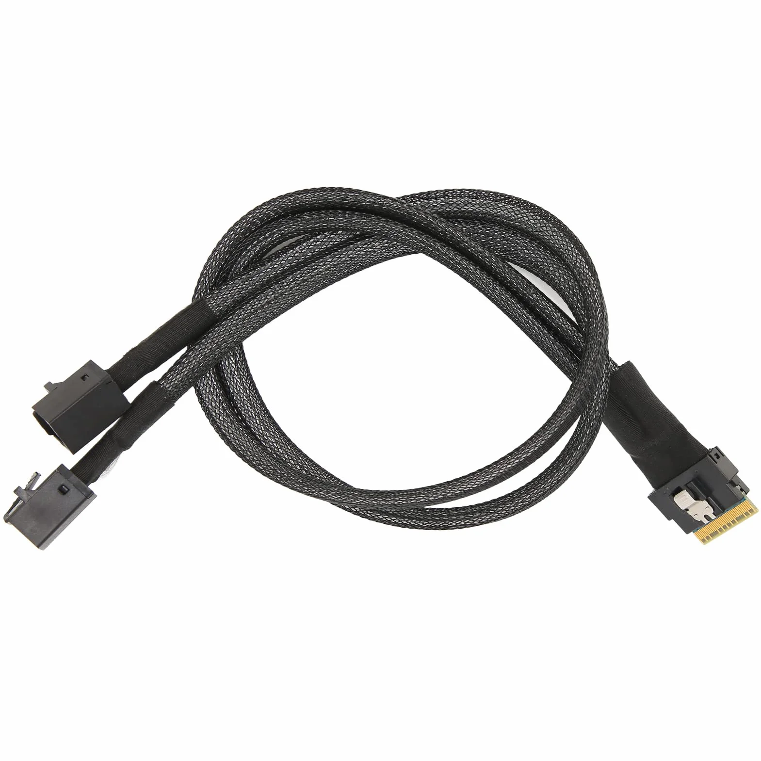 Mini SAS Kabel Serwerowy SFF 8654 8i do SFF 8643 - Połączeniowy Karty Macierzy SAS Serwera 12 Gb/s Złącze Kontrolera Hosta