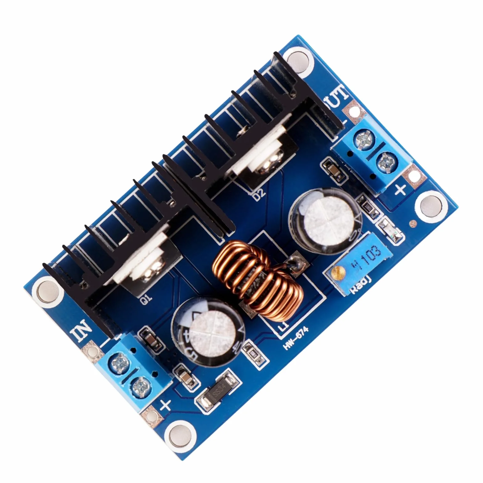 DC-DC Step Down Buck Converter 5V 9V 12V 24V 8A Regulator Napięcia Power Supply Module