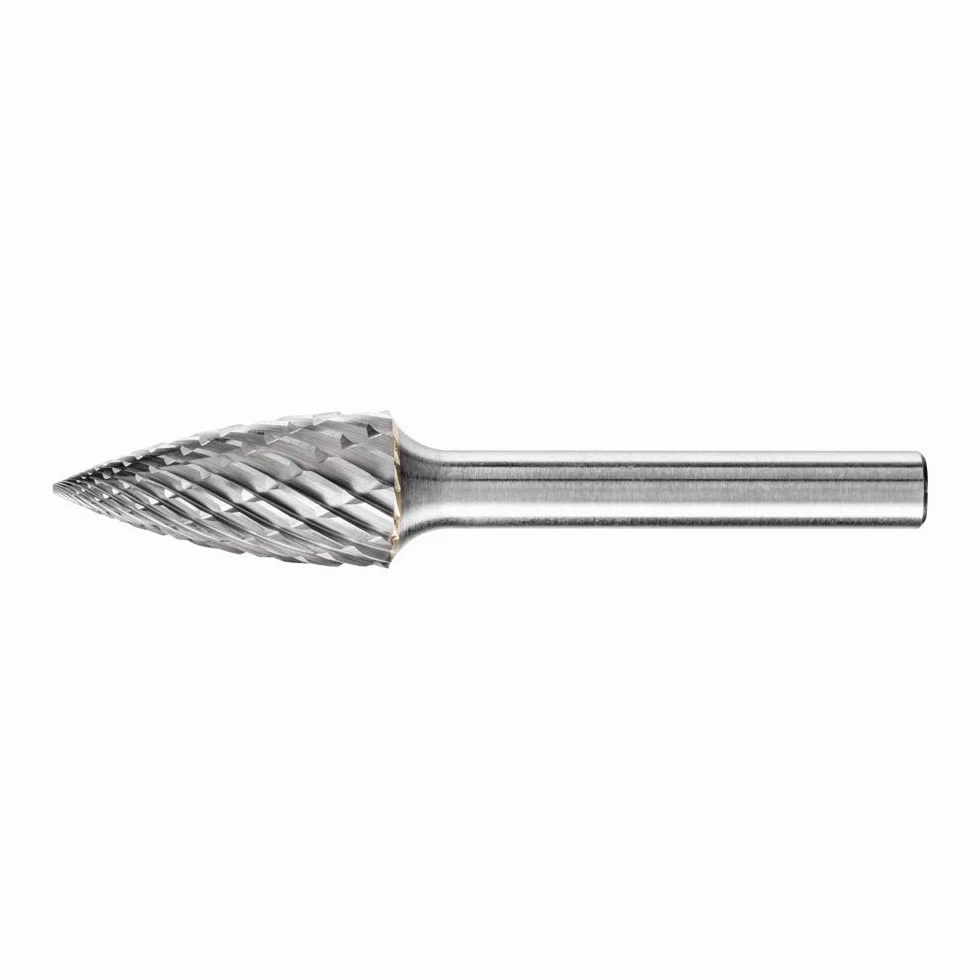 PFERD Frezarka HM, kształt stożkowy SPG, uzębienie ALLROUND, kołek do frezowania ø 12 mm, trzpień ø 6 mm, długość 65 mm, 21001022 – do wszechstronnego zastosowania na najważniejszych materiałach przemysłowych