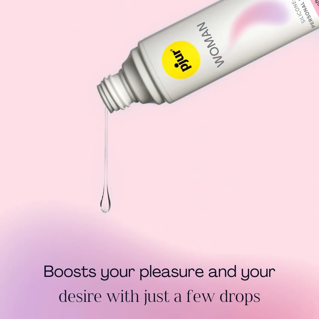 pjur WOMAN - lubrykant dla kobiet na bazie silikonu - dla podniecającego seksu i dłuższej zabawy - optymalny dla skóry wrażliwej (30ml)