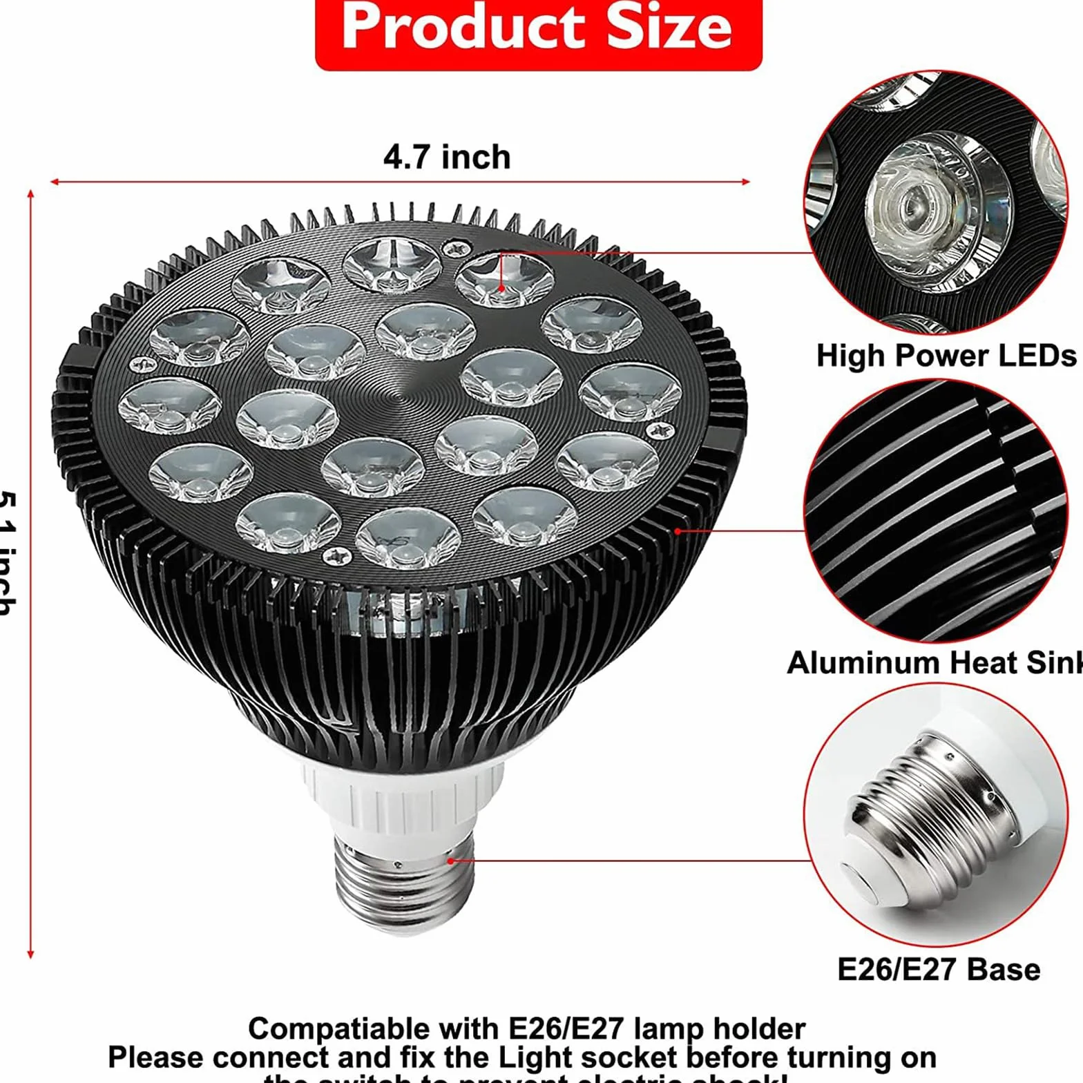 Lampa Do Opalania Twarzy LED, Lampy Opalające Do Domu (4,7 Cala * 4,8 Cala), 660 Nm (czerwone Światło) / 850 Nm (NIR), IP20, Rozpraszanie Ciepła, Do Pielęgnacji Twarzy,A