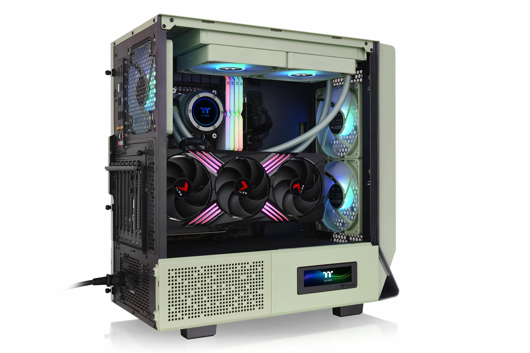 Ceres 300 TG ARGB hellgrün Tempered Glass