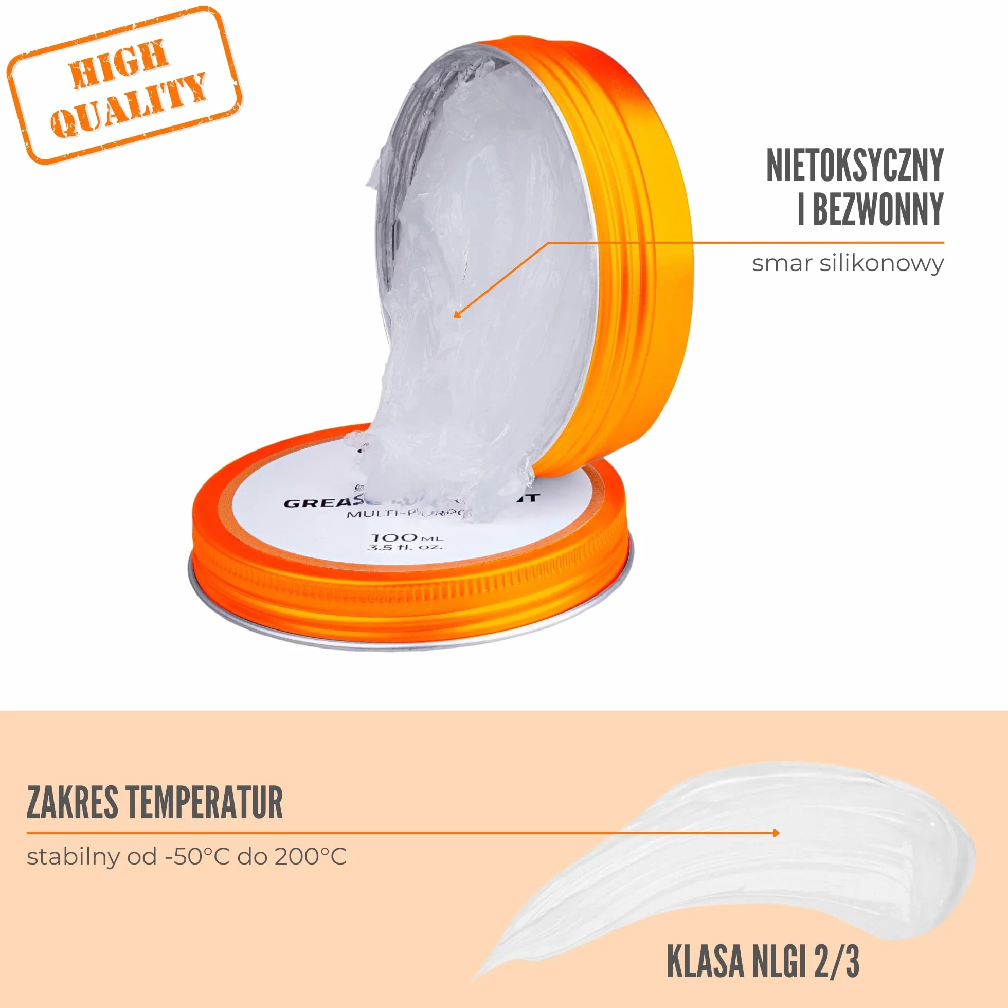 Prounol Smar Silikonowy 100ml - 100% Wodoodporny Smar Uszczelniający