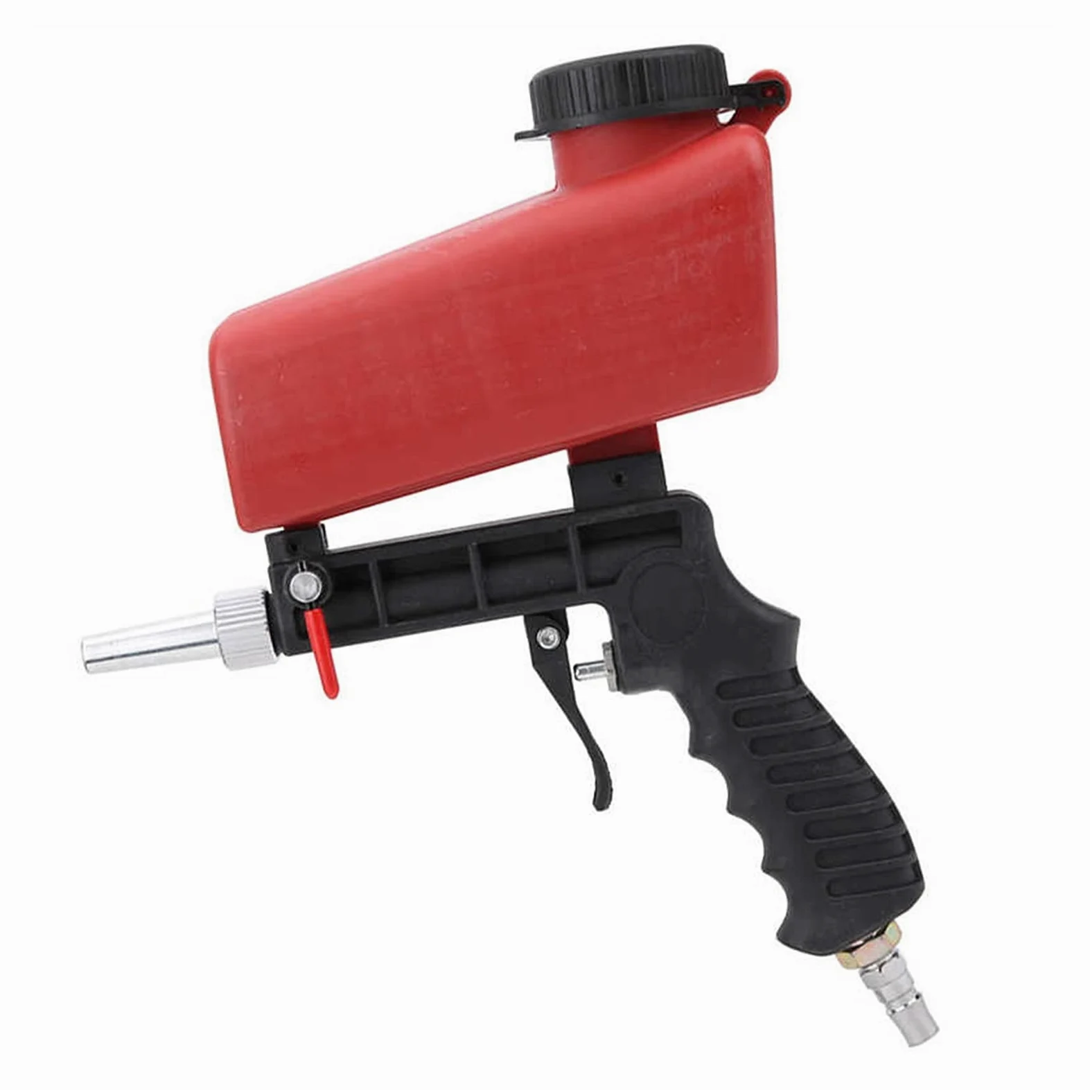 Pistolet natryskowy pistolet pneumatyczny pistolet do piaskowania mała ręczna maszyna do piaskowania narzędzie do piaskowania 90PSI pistolet do malowania regulowana maszyna do natrysku piaskarki