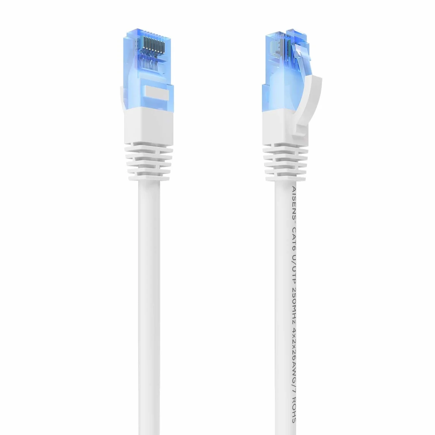 AISENS - A135-0823 - Kabel sieciowy sieciowy RJ45 Cat.6 UTP Awg26 CCA, biały, 4,0 m