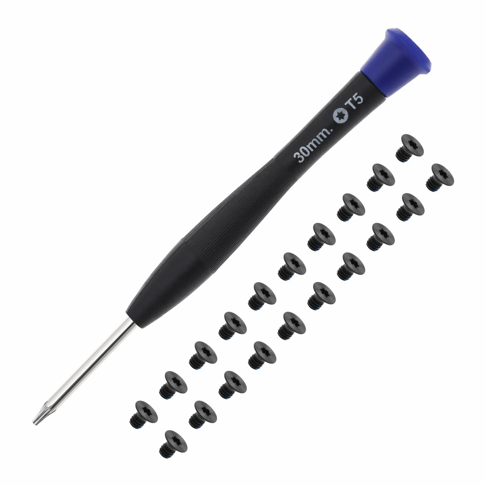 ECSiNG 20 szt. M2x3 Torx T5 śruby do dolnej obudowy laptopa ze śrubokrętem T5 Torx kompatybilne z Razer STEALTH 13,3 cala ostrze 15-calowe komponenty komputerowe ze stopu