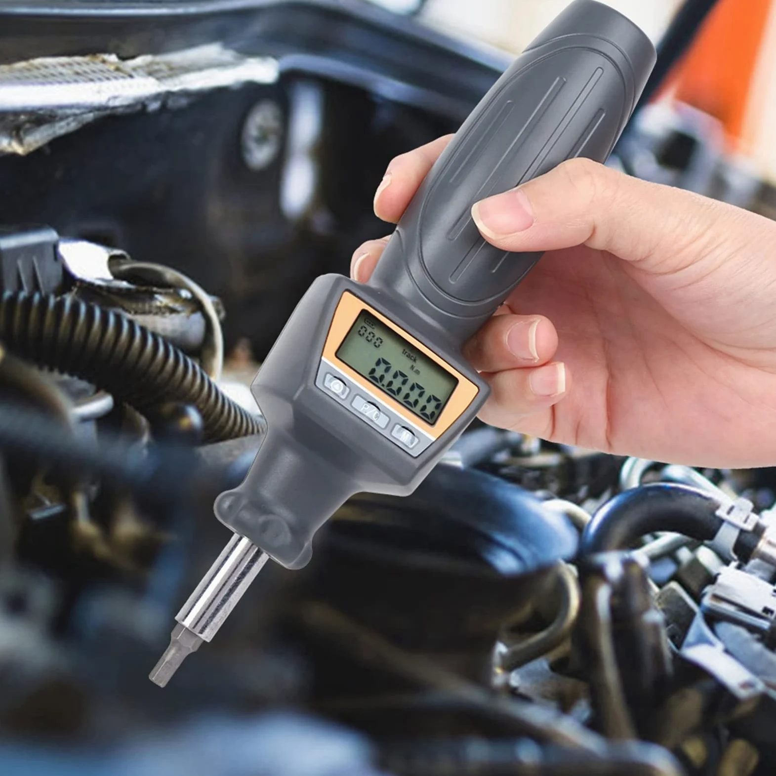 FTVOGUE Cyfrowy śrubokręt Nastawny Skrętny ZNSR-4 Elektroniczne Klucze Dynamometryczne do zadań Precyzyjnych