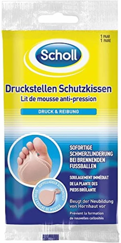 Scholl 784764 Poduszki Ochronne do Stóp, Biały, 1 Szt.