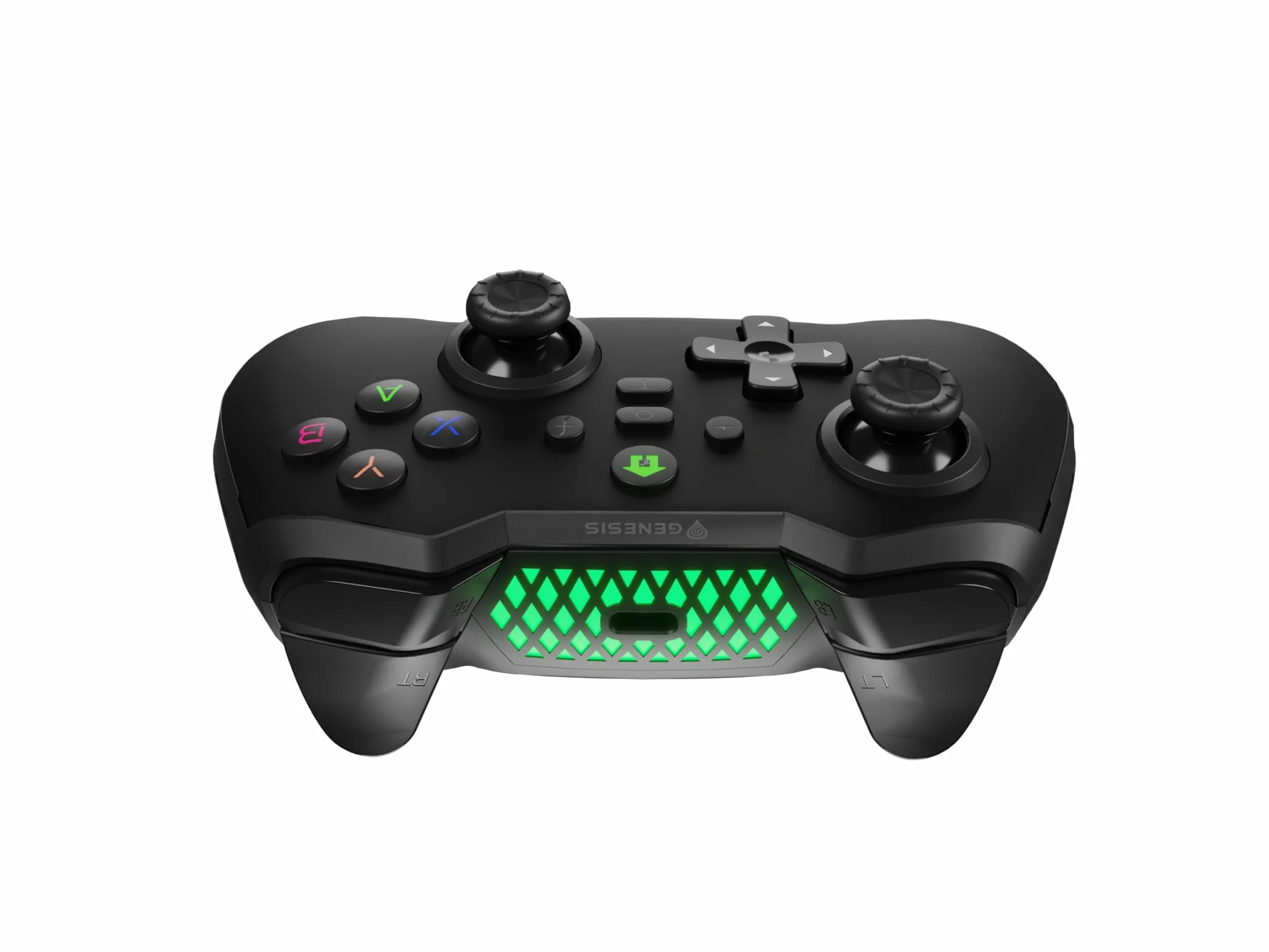 Genesis Mangan 400 Bezprzewodowy Kontroler do Gier Bluetooth PC Nintendo Switch Android iOS Wibracje Turbo Podświetlane Przyciski